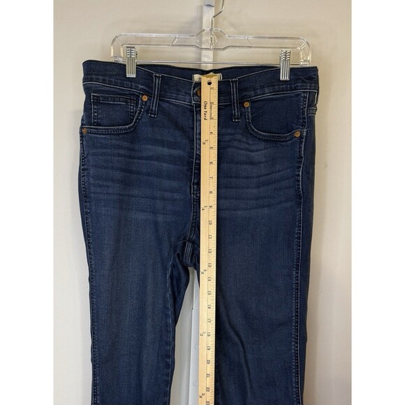 Madewell Mid Rise Stovepipe Jeans Women’s 31 Blue Stretch Denim Straight Slim - Picture 6 of 11